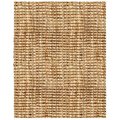 Work-Of-Art 4x6 ANDES Natural Boucle Hand Spun Jute Rug Tucked Ends WO2521504